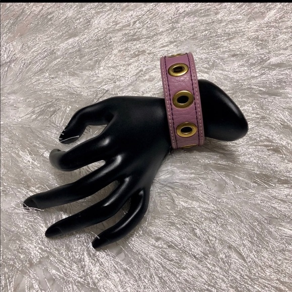 Lavender Coach Grommets Bracelet - Picture 7 of 8